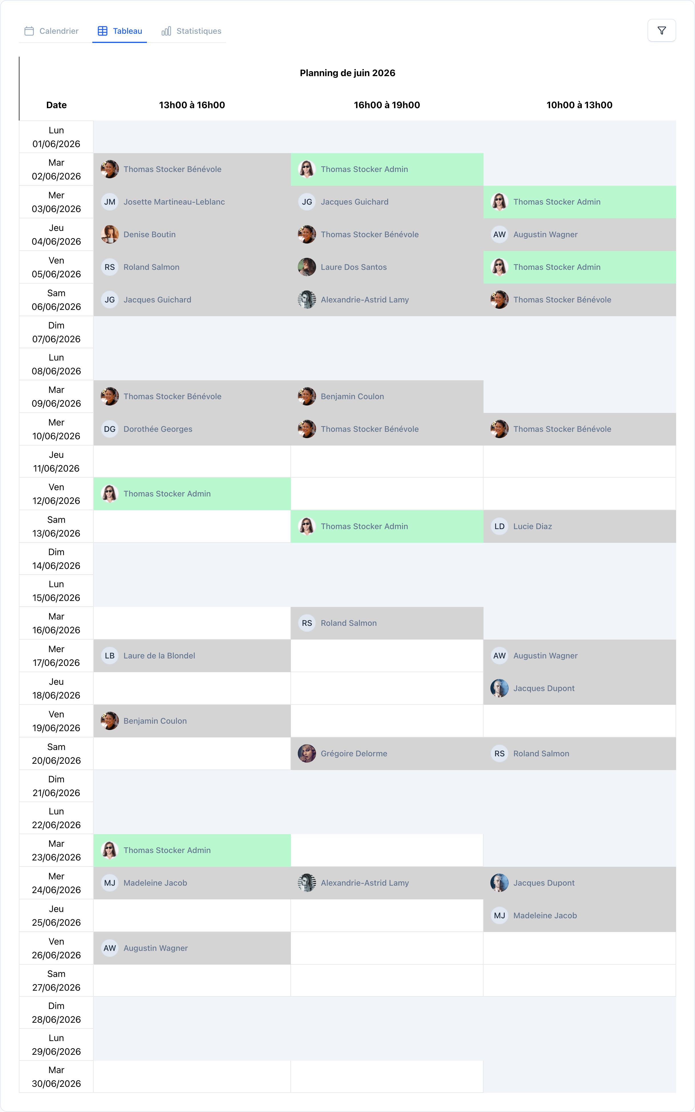 Online collaborative scheduling
